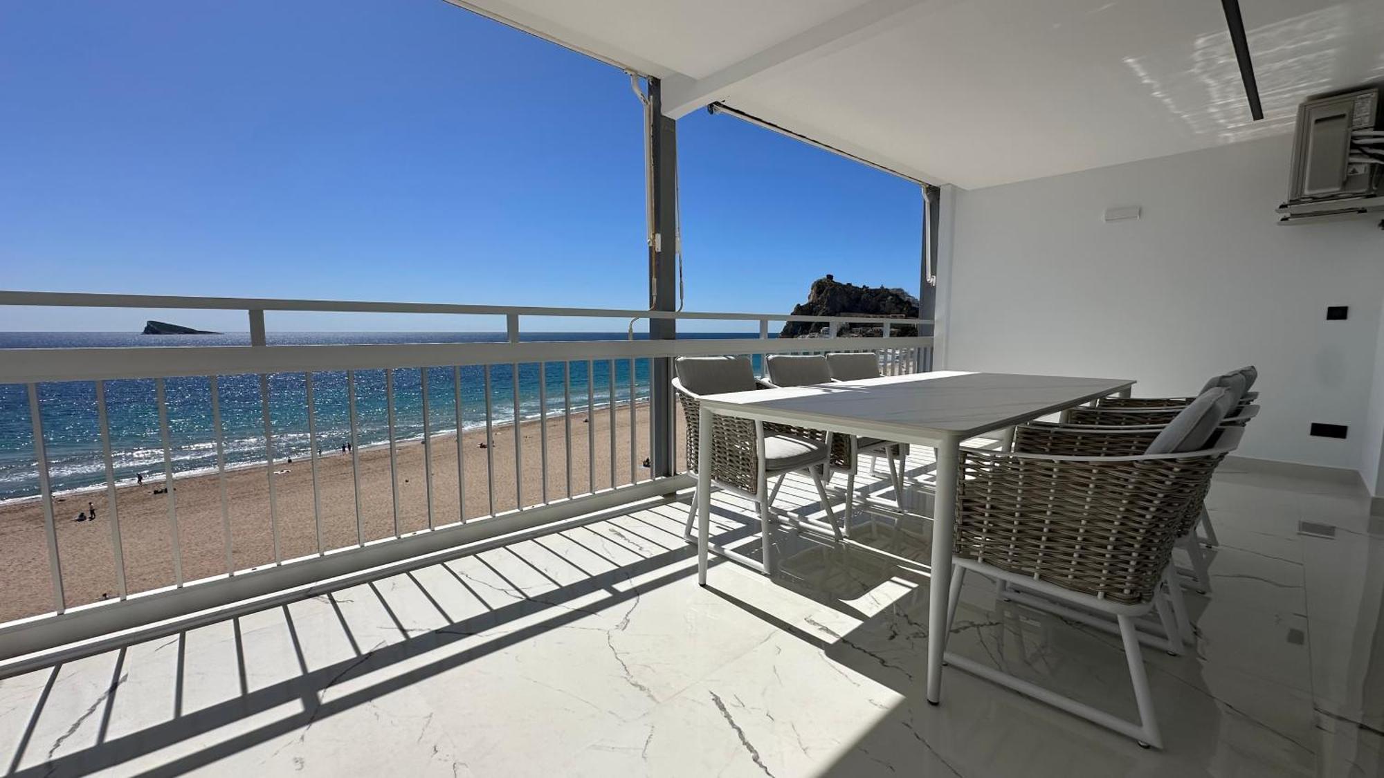 Esmeralda, Benidorm Beachfront Poniente, 1St Line Frontal Seaview, Ocean Terrace 외부 사진